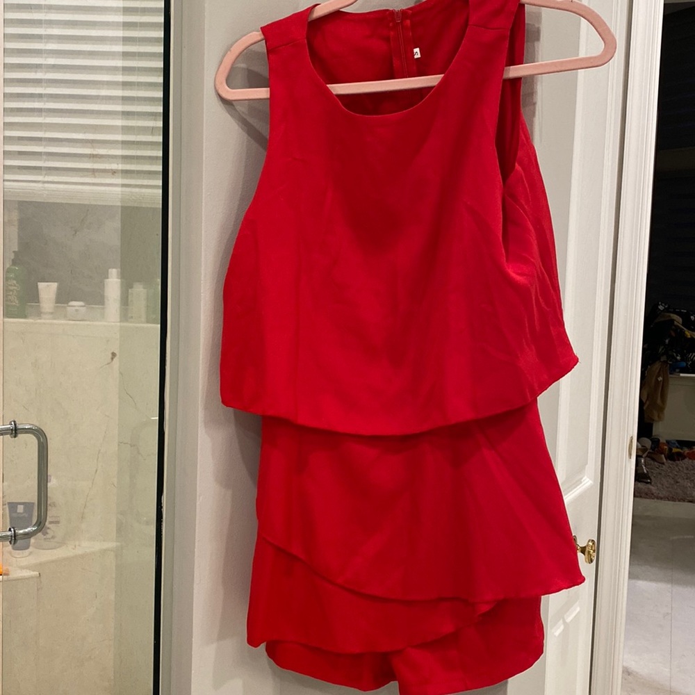 Red romper Small